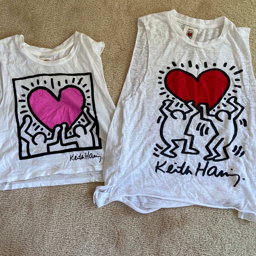 Keith Harring sleeveless tops